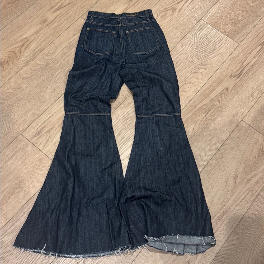 Carmar Y2K Jeans bell bottoms size 27 - Picture 4 of 5